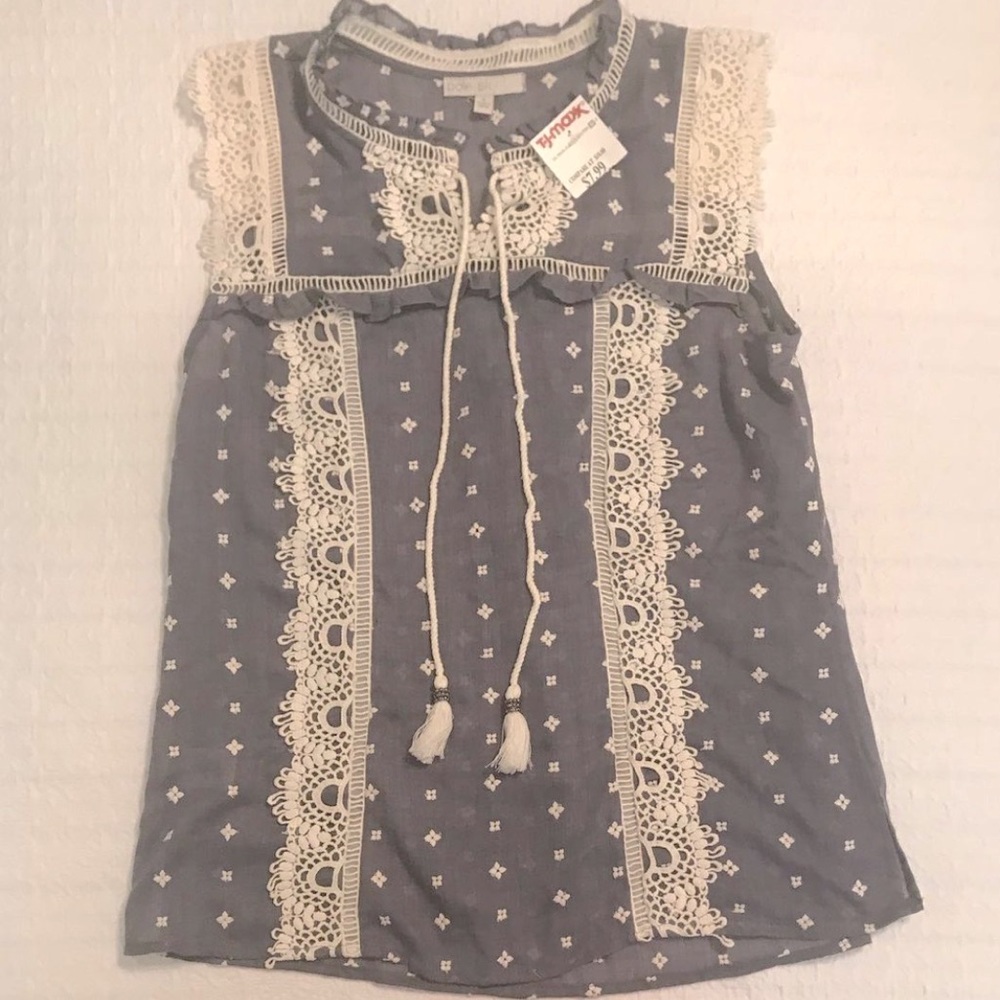 Boho sleeveless top